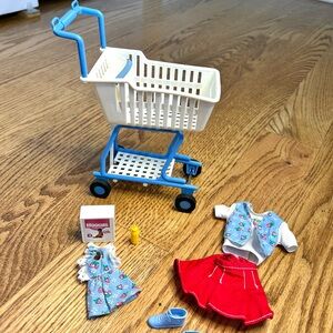 Accessories from Shoppin’ Fun Barbie and Kelly Vintage 1996